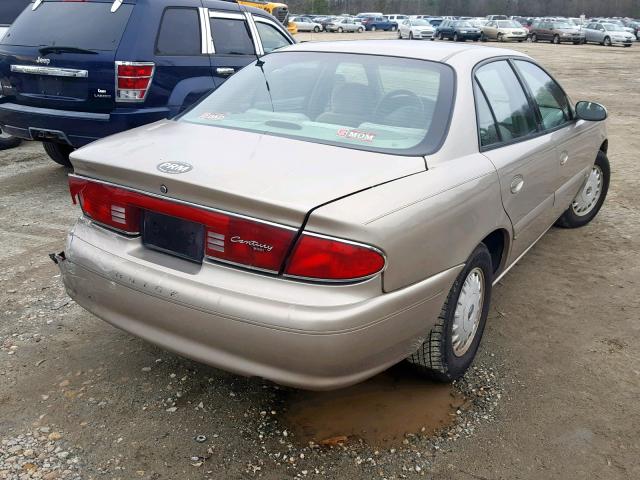 2G4WS52J611197376 - 2001 BUICK CENTURY CU TAN photo 4