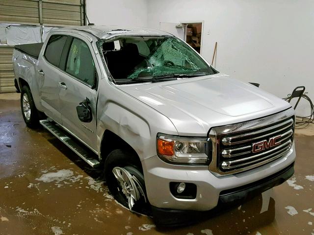 1GTG6CE37G1370108 - 2016 GMC CANYON SLE SILVER photo 1