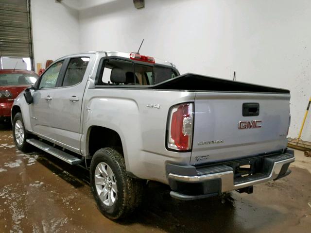 1GTG6CE37G1370108 - 2016 GMC CANYON SLE SILVER photo 3