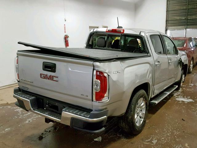 1GTG6CE37G1370108 - 2016 GMC CANYON SLE SILVER photo 4