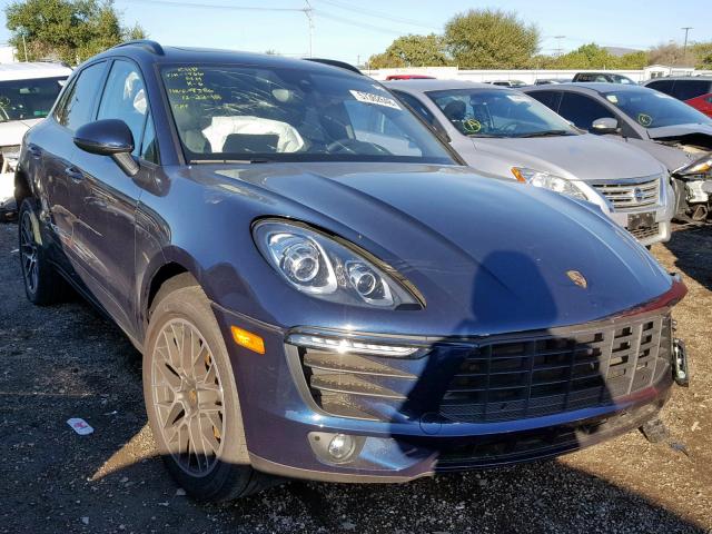 WP1AA2A53JLB21966 - 2018 PORSCHE MACAN BLUE photo 1