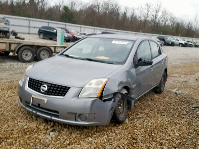 3N1AB61E08L643560 - 2008 NISSAN SENTRA 2.0 GRAY photo 2