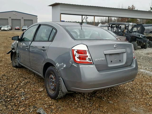 3N1AB61E08L643560 - 2008 NISSAN SENTRA 2.0 GRAY photo 3