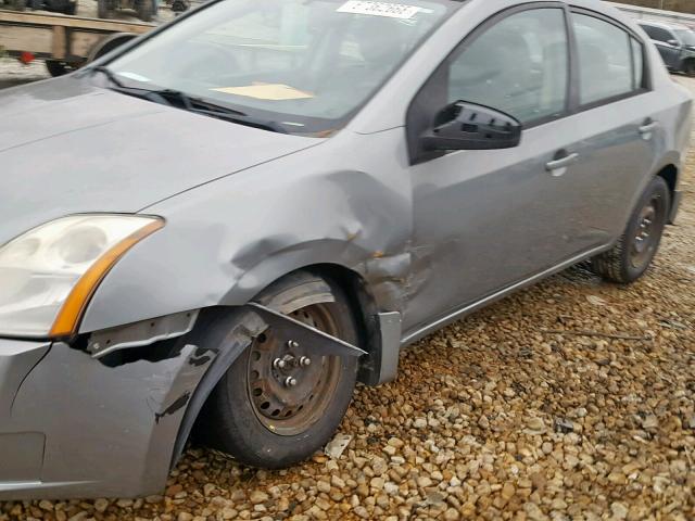 3N1AB61E08L643560 - 2008 NISSAN SENTRA 2.0 GRAY photo 9