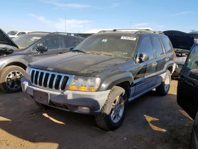 1J4GW48N7YC333949 - 2000 JEEP GRAND CHER BLACK photo 2