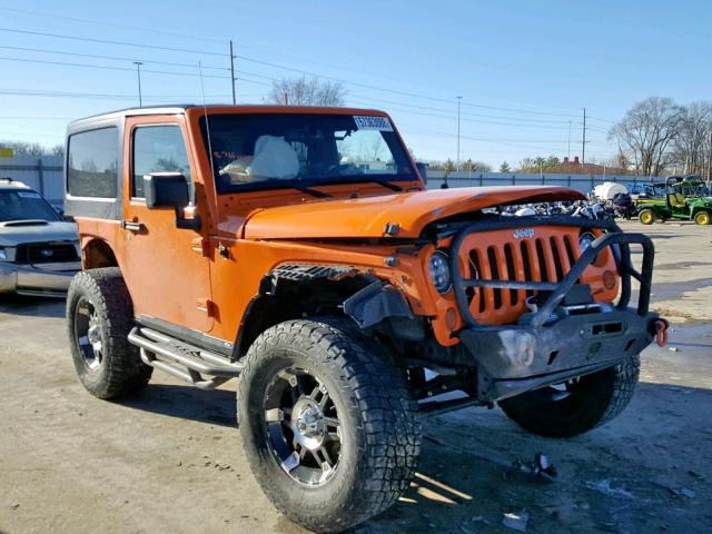 1C4AJWAG5DL501602 - 2013 JEEP WRANGLER S ORANGE photo 1