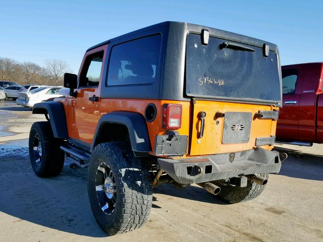 1C4AJWAG5DL501602 - 2013 JEEP WRANGLER S ORANGE photo 3