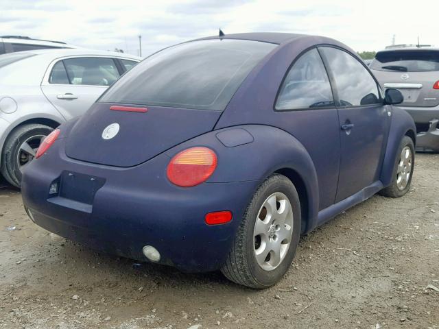 3VWCK21C33M429434 - 2003 VOLKSWAGEN NEW BEETLE BLUE photo 4