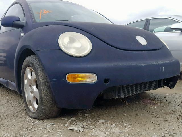 3VWCK21C33M429434 - 2003 VOLKSWAGEN NEW BEETLE BLUE photo 9