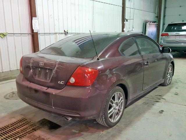 JTKDE177370200935 - 2007 TOYOTA SCION TC 栗色 照片 4