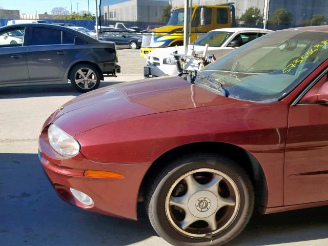 1G3GS64C514129541 - 2001 OLDSMOBILE AURORA 4.0 BURGUNDY photo 9