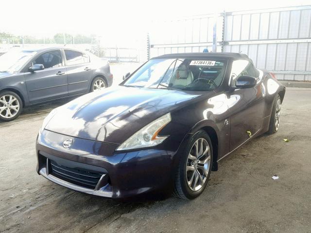 JN1AZ4FH6AM301657 - 2010 NISSAN 370Z PURPLE photo 2