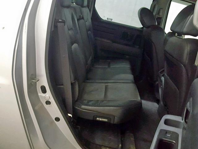 2HJYK16586H521392 - 2006 HONDA RIDGELINE SILVER photo 6