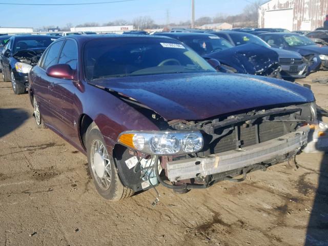 1G4HP54K344135538 - 2004 BUICK LESABRE CU BURGUNDY photo 1