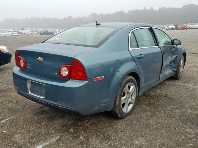 1G1ZG57B59F151099 - 2009 CHEVROLET MALIBU LS Көк фото 4