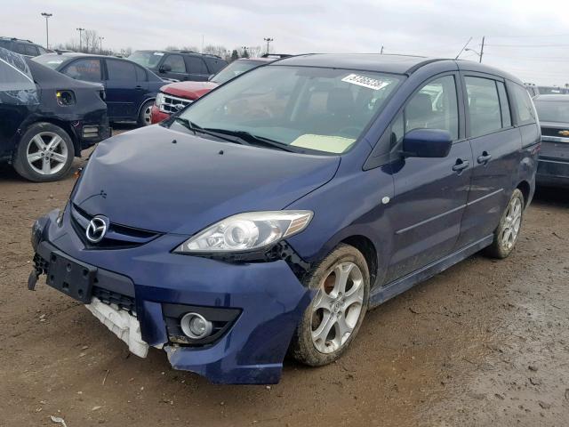 JM1CR293890357788 - 2009 MAZDA 5 BLUE photo 2