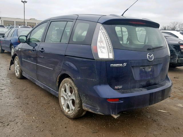 JM1CR293890357788 - 2009 MAZDA 5 BLUE photo 3