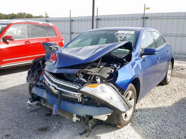1G11C5SA1DU138362 - 2013 CHEVROLET MALIBU 1LT BLUE photo 2