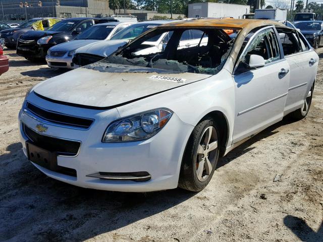 1G1ZC5EUXCF317236 - 2012 CHEVROLET MALIBU 1LT 白色 照片 2