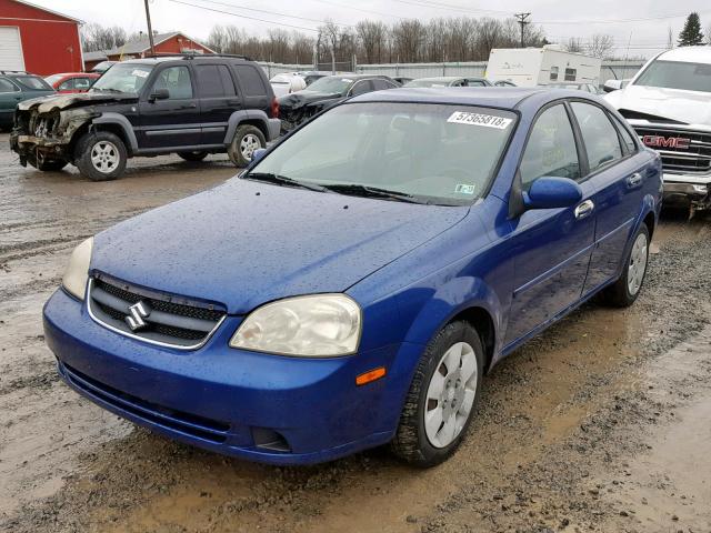 KL5JD56Z66K258294 - 2006 SUZUKI FORENZA BLUE photo 2