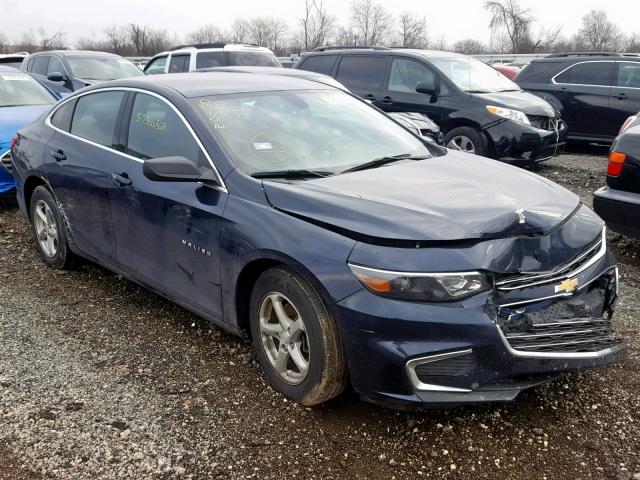 1G1ZB5STXGF328046 - 2016 CHEVROLET MALIBU LS BLUE photo 1