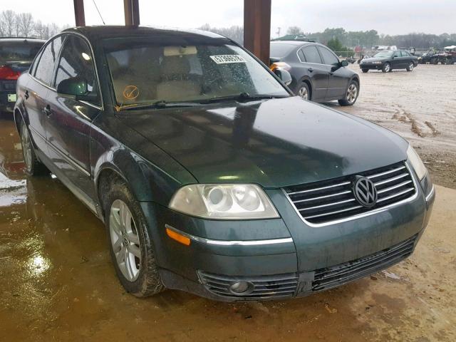 WVWAE63B45P022491 - 2005 VOLKSWAGEN PASSAT GLS GREEN photo 1