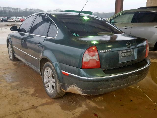 WVWAE63B45P022491 - 2005 VOLKSWAGEN PASSAT GLS GREEN photo 3