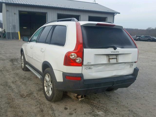 YV1CZ852851194932 - 2005 VOLVO XC90 V8 WHITE photo 3