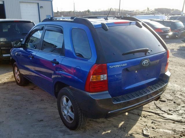 KNDJF724267160800 - 2006 KIA NEW SPORTA BLUE photo 3