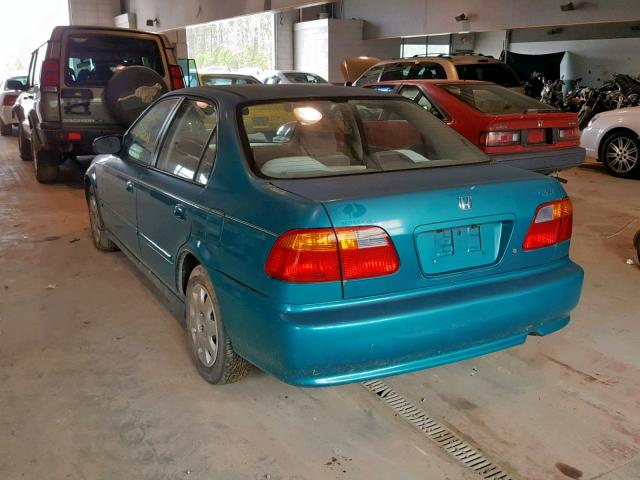 2HGEJ661XXH512829 - 1999 HONDA CIVIC BASE Yaşıl foto 3