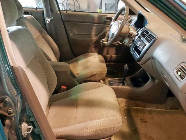 2HGEJ661XXH512829 - 1999 HONDA CIVIC BASE Yaşıl foto 5