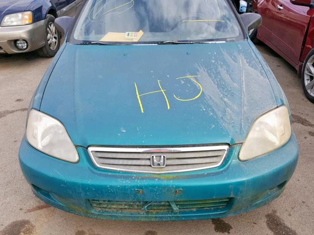 2HGEJ661XXH512829 - 1999 HONDA CIVIC BASE Yaşıl foto 7