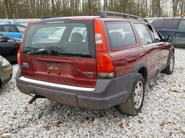 YV1SZ59H441170232 - 2004 VOLVO XC70 RED photo 4