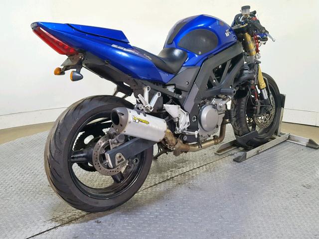 JS1VP53A552105674 - 2005 SUZUKI SV650 BLUE photo 8