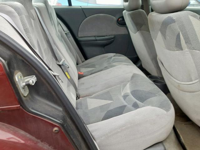 1G8AK52F93Z116756 - 2003 SATURN ION LEVEL BURGUNDY photo 6
