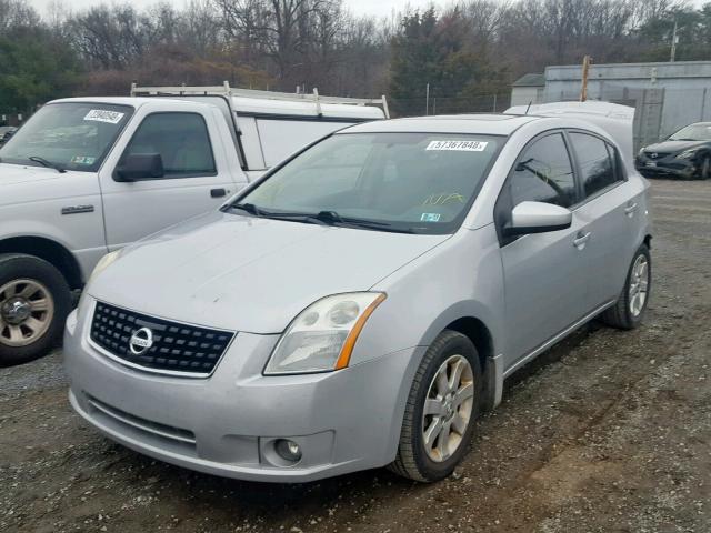 3N1AB61E89L636518 - 2009 NISSAN SENTRA 2.0 SILVER photo 2