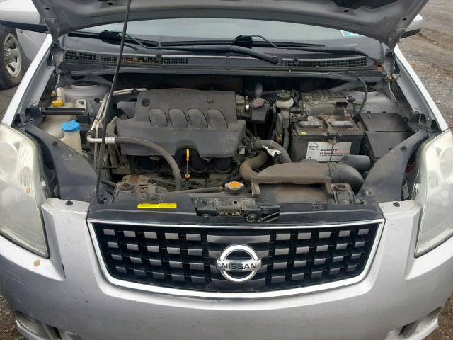 3N1AB61E89L636518 - 2009 NISSAN SENTRA 2.0 SILVER photo 7