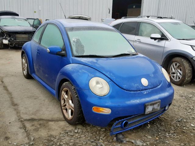 3VWCD31C05M400704 - 2005 VOLKSWAGEN NEW BEETLE BLUE photo 1