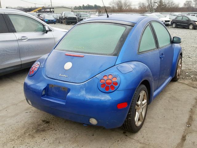 3VWCD31C05M400704 - 2005 VOLKSWAGEN NEW BEETLE BLUE photo 4