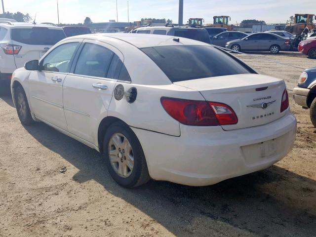 1C3LC46B99N537121 - 2009 CHRYSLER SEBRING LX WHITE photo 3