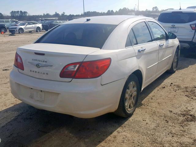 1C3LC46B99N537121 - 2009 CHRYSLER SEBRING LX WHITE photo 4