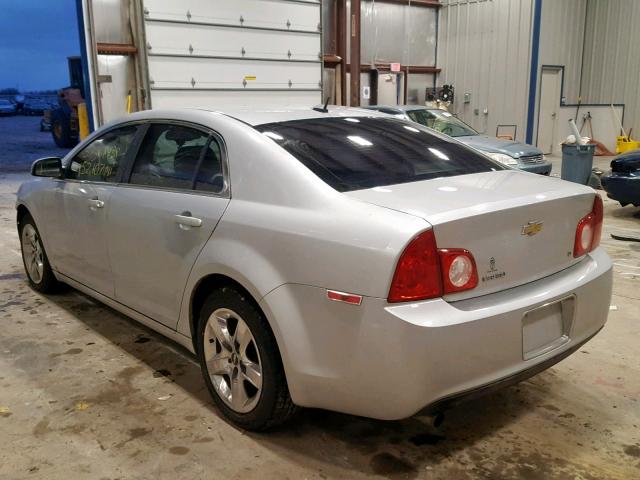 1G1ZH57B09F184301 - 2009 CHEVROLET MALIBU 1LT SILVER photo 3