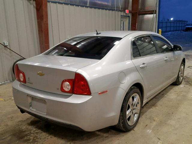 1G1ZH57B09F184301 - 2009 CHEVROLET MALIBU 1LT SILVER photo 4