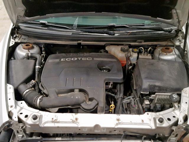 1G1ZH57B09F184301 - 2009 CHEVROLET MALIBU 1LT SILVER photo 7