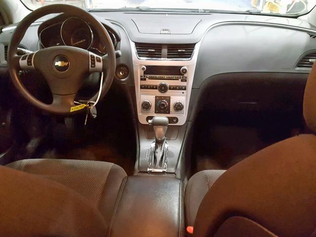 1G1ZH57B09F184301 - 2009 CHEVROLET MALIBU 1LT SILVER photo 9