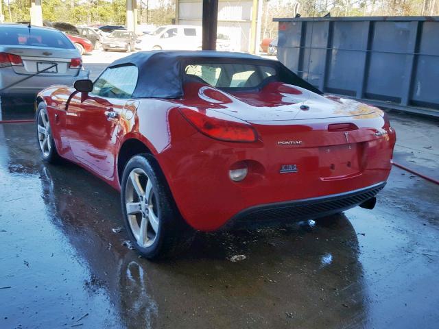 1G2MB35B16Y114871 - 2006 PONTIAC SOLSTICE RED photo 3