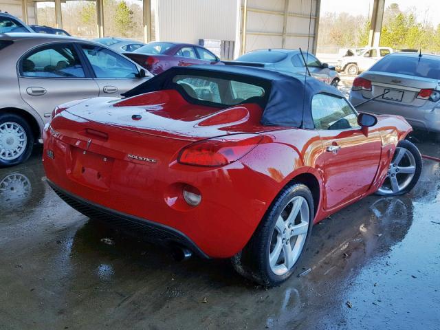 1G2MB35B16Y114871 - 2006 PONTIAC SOLSTICE RED photo 4