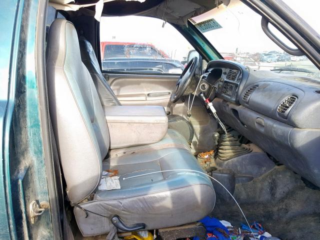 3B6KF26D6WM224624 - 1998 DODGE RAM 2500 GREEN photo 5