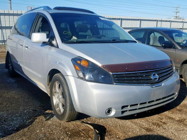 5N1BV28U47N140610 - 2007 NISSAN QUEST S SILVER photo 1