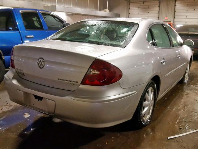 2G4WD582861250290 - 2006 BUICK LACROSSE C SILVER photo 4